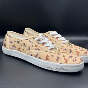 Bradford Exchange Love Dachshunds Shoes Size 8.5